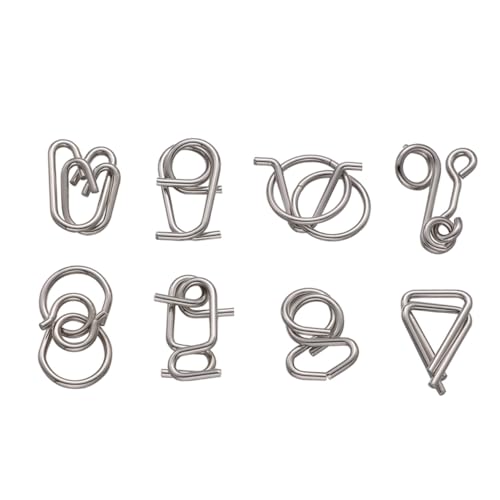 UPKOCH 2 Sätze Intelligentes Metall knobelspiel Gehirnrätsel Ring Puzzle für Erwachsene Fördert Kreatives Denken und Konzentration Traditionelles Chinesisches Iq B C Muster UPKOCH 2 Sätze Intelligentes Metall knobelspiel Gehirnrätsel Ring Puzzle für Erwachsene Fördert Kreatives Denken und Konzentration Traditionelles Chinesisches Iq B C Muster von UPKOCH
