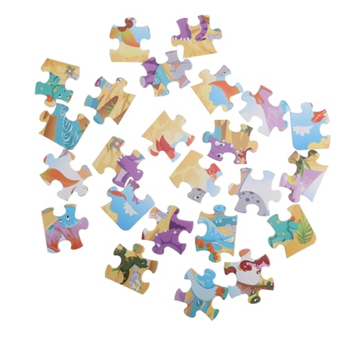 UPKOCH 2 Sätze Kinderpuzzle Kinderpuzzles Kinderpädagogisches Puzzle Kinderspielzeug Puzzleblock Pädagogische Puzzles Puzzlespielzeug Cartoon Puzzlepapier von UPKOCH