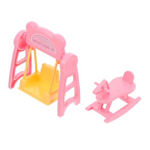 UPKOCH 2 Sätze Kinderspielhaus Puppenhaus Möbel Dekoration Mini-schaukelstuhl Mini-Stuhl Mini-möbeldekoration Puppenhaus Miniaturen Möbel Mini-puppenhaus-zubehör Rosa Plastik UPKOCH 2 Sätze Kinderspielhaus Puppenhaus Möbel Dekoration Mini-schaukelstuhl Mini-Stuhl Mini-möbeldekoration Puppenhaus Miniaturen Möbel Mini-puppenhaus-zubehör Rosa Plastik von UPKOCH