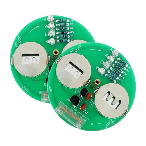 UPKOCH 2 Sätze LED Gyroskop DIY Bausatz Elektronisches Löten für Fortgeschrittene Teiliges Kit für Kreative Projekte und Experimente für Elektronikenthusiasten von UPKOCH