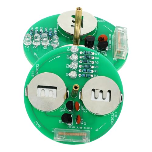 UPKOCH 2 Sätze LED Gyroskop DIY Kit Elektronisches Löten für Fortgeschrittene für Praxisnahe Übungen im Bereich Elektronik und DIY Projekte von UPKOCH
