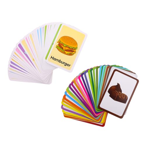 UPKOCH 2 Sätze Lernkarten lehrreich Kinderspielzeug sensorisches -Lernspielzeug Tragbares Lernspielzeug Kognitiver Lernspielzeug Vorschulspielzeug beschichtetes Papier Bunt UPKOCH 2 Sätze Lernkarten lehrreich Kinderspielzeug sensorisches -Lernspielzeug Tragbares Lernspielzeug Kognitiver Lernspielzeug Vorschulspielzeug beschichtetes Papier Bunt von UPKOCH