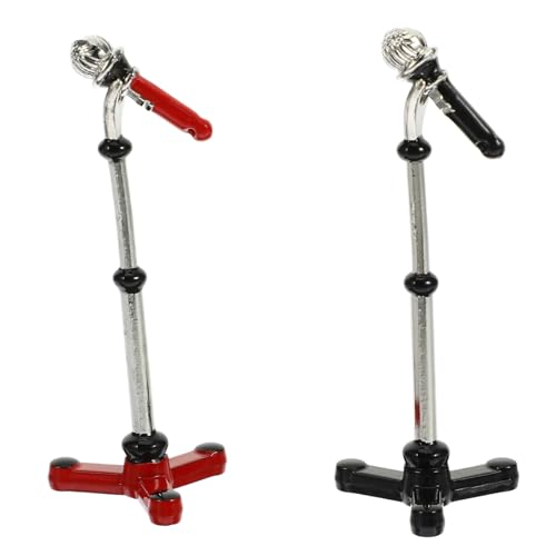 UPKOCH 2 Sätze Mini-mikrofon- Tragbar Mini-mikrofon- Karaoke Puppenmikrofon Puppenhaus-Musical Stütze Miniaturmikrofon Figuren Winziges Mikrofon Rot Legierung UPKOCH 2 Sätze Mini-mikrofon- Tragbar Mini-mikrofon- Karaoke Puppenmikrofon Puppenhaus-Musical Stütze Miniaturmikrofon Figuren Winziges Mikrofon Rot Legierung von UPKOCH