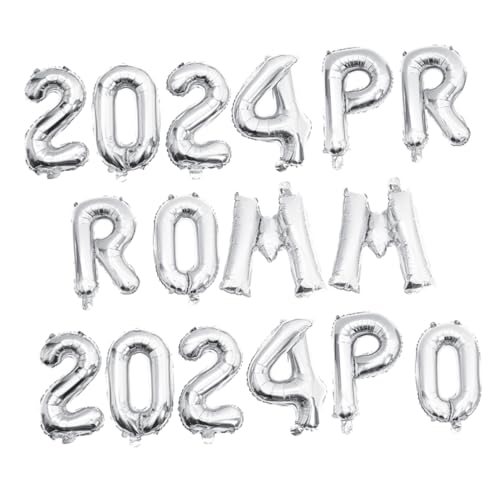 UPKOCH 2 Sätze Prom Graduation Party Ballon Dekoration Silber Foil Ballons Party Deko Zubehör für Abschlussfeier Partydekoration Home Decor Balloons UPKOCH 2 Sätze Prom Graduation Party Ballon Dekoration Silber Foil Ballons Party Deko Zubehör für Abschlussfeier Partydekoration Home Decor Balloons von UPKOCH