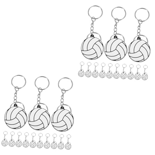 UPKOCH 2 Sätze Pvc Volleyball Schlüsselanhänger Sportliche Schlüsselanhänger Für Taschen Party Dekorationen Geschenkideen Für Langlebige Und Stilvolle Anhänger 16 Stücke * 2 UPKOCH 2 Sätze Pvc Volleyball Schlüsselanhänger Sportliche Schlüsselanhänger Für Taschen Party Dekorationen Geschenkideen Für Langlebige Und Stilvolle Anhänger 16 Stücke * 2 von UPKOCH