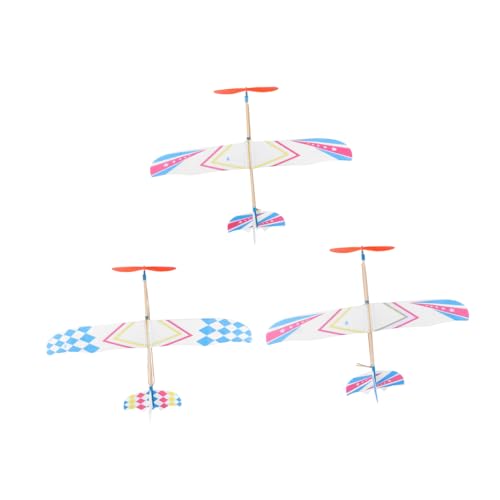 UPKOCH 2 Sätze Teiliges DIY Flugzeug Bunt Gummiband Angetrieben Leichter und Pädagogisches Modell für Zusammenbauen Tragbar und Sicher Fördert Lernpotenzial und Kreativität UPKOCH 2 Sätze Teiliges DIY Flugzeug Bunt Gummiband Angetrieben Leichter und Pädagogisches Modell für Zusammenbauen Tragbar und Sicher Fördert Lernpotenzial und Kreativität von UPKOCH