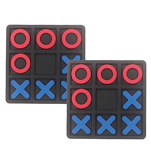 UPKOCH 2 Sätze Toe- Kleinkinder Schach Interaktives -Eltern-Spiel pädagogisches Brettspiel Lernspielzeug für interaktives Puzzlespiel- PVC Schwarz UPKOCH 2 Sätze Toe- Kleinkinder Schach Interaktives -Eltern-Spiel pädagogisches Brettspiel Lernspielzeug für interaktives Puzzlespiel- PVC Schwarz von UPKOCH