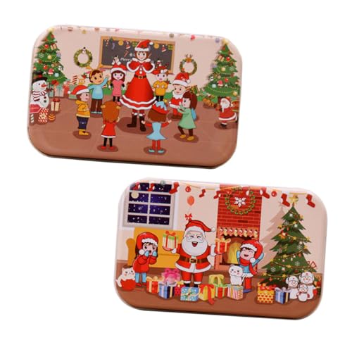 UPKOCH 2 Sätze Weihnachtsrätsel Weihnachts-DIY-Puzzle Puzzle- Weihnachtspuzzle Aus Holz Weihnachtspuzzle Zum Selbermachen Puzzlespielzeug Hölzern Colorful UPKOCH 2 Sätze Weihnachtsrätsel Weihnachts-DIY-Puzzle Puzzle- Weihnachtspuzzle Aus Holz Weihnachtspuzzle Zum Selbermachen Puzzlespielzeug Hölzern Colorful von UPKOCH