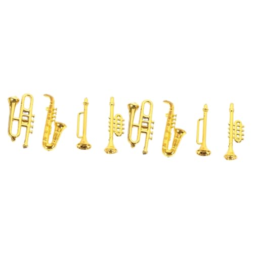 UPKOCH 2 Sätze klassisches Musikinstrument Mini-Trompete-Dekor Hauszubehör für Saxophon Spielzeug für Kleinkinder Mini- -Layout-Schmuck Mini-Hausverzierung Puppenhaus Dekorationen von UPKOCH