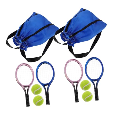 UPKOCH 2 Satz Mini Tennis Racket mit Ball Miniatur Dollhouse Sport Zubehör für Spielhaus Dekoration und Rollenspiele UPKOCH 2 Satz Mini Tennis Racket mit Ball Miniatur Dollhouse Sport Zubehör für Spielhaus Dekoration und Rollenspiele von UPKOCH