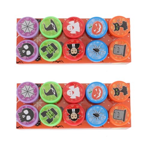 UPKOCH 2 Schachteln Halloween Stempel Weihnachtsstrumpffüller Für Kinderspielzeug Geschenktüten Füller Für Stempel Für Party Siegelspielzeug Kinderparty Siegelspielzeug UPKOCH 2 Schachteln Halloween Stempel Weihnachtsstrumpffüller Für Kinderspielzeug Geschenktüten Füller Für Stempel Für Party Siegelspielzeug Kinderparty Siegelspielzeug von UPKOCH