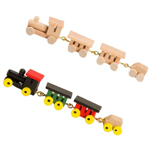 UPKOCH 2 Sets Holzeisenbahnpuppe Miniatur Wohnkultur Holz Cartoon Eisenbahn Schmuck Zug Handwerk Zugmodell Kreative Zugdekor Mini Zubehör Holz Dekoration Zug Ornament UPKOCH 2 Sets Holzeisenbahnpuppe Miniatur Wohnkultur Holz Cartoon Eisenbahn Schmuck Zug Handwerk Zugmodell Kreative Zugdekor Mini Zubehör Holz Dekoration Zug Ornament von UPKOCH