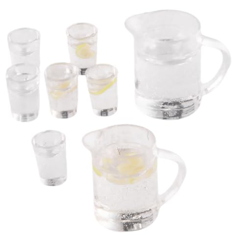 UPKOCH 2 Sets Miniatur Wasserkessel Luft Miniatur Wasser Puppenhaus Wasserkessel Puppenhaus Wasserbecher Marken Flask Puppenhaus Getränkezubehör Getränke von UPKOCH
