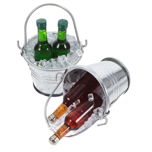 UPKOCH 2 Sets Pp Eisen Puppe Häuser Für Mädchen Glas Mini Puppenhaus Miniatur Eiswürfel Puppe Eimer UPKOCH 2 Sets Pp Eisen Puppe Häuser Für Mädchen Glas Mini Puppenhaus Miniatur Eiswürfel Puppe Eimer von UPKOCH