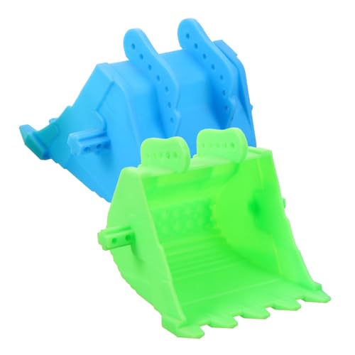 UPKOCH 2 Stück Baggermodellzubehör Bagger Mini Stecker aus Kunststoff Bagger Baggerzubehör Plastik von UPKOCH