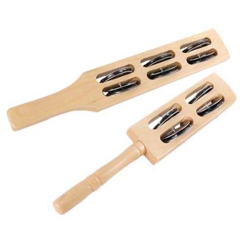 UPKOCH 2 Stück Bellboard Cymbal Teaching Tool kleine Schlaginstrumente Kleine Musikinstrumente Vorschulmusikspielzeug Jingle-Bell-Stick Handschlagglocken Handinstrumente Handklingel Holz UPKOCH 2 Stück Bellboard Cymbal Teaching Tool kleine Schlaginstrumente Kleine Musikinstrumente Vorschulmusikspielzeug Jingle-Bell-Stick Handschlagglocken Handinstrumente Handklingel Holz von UPKOCH