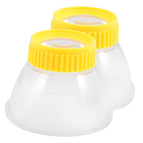 UPKOCH 2 Stück Beobachtungsbox Für Insekten Bug-Catcher-viewer Drinnen Fehlerbetrachter Käfig Fehlerfänger Und Betrachter Insekten Zubehör Fangset Vergrößerungsglas Plastik Yellow UPKOCH 2 Stück Beobachtungsbox Für Insekten Bug-Catcher-viewer Drinnen Fehlerbetrachter Käfig Fehlerfänger Und Betrachter Insekten Zubehör Fangset Vergrößerungsglas Plastik Yellow von UPKOCH