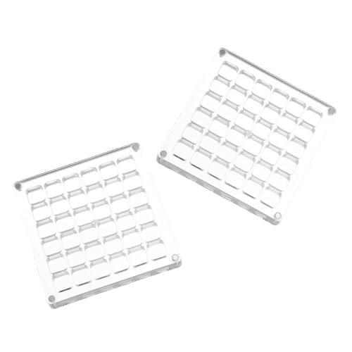 UPKOCH Acrylboxen Mit 36 ​​fächern 2-teiliger Muschelhalter-Deckel Zur Präsentation Von Sammlerstücken von UPKOCH