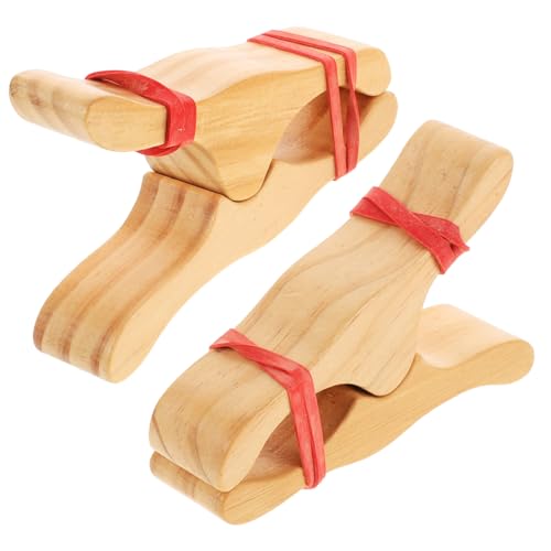 UPKOCH 2 Stück Clip aus Massivholz Gebäude Fort holzklammern bastelklammern Stabile Clips Spielzelt Zubehör handgefertigt aus Holz Stoffnadeln für Diagramm hölzern Khaki von UPKOCH