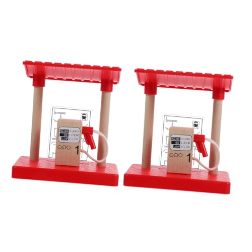 UPKOCH 2 Stück Eisenbahngleise Zugtischzubehör Spiel Tankstelle Zugmontage Szene Tankstelle Tankstelle Tankstelle Zugzubehör Holz UPKOCH 2 Stück Eisenbahngleise Zugtischzubehör Spiel Tankstelle Zugmontage Szene Tankstelle Tankstelle Tankstelle Zugzubehör Holz von UPKOCH