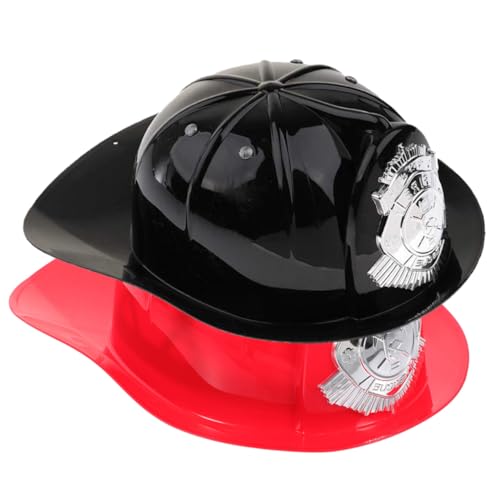 UPKOCH 2 Stücke Kinder Feuerwehrmann Kostüm Rolle Feuerwehrmann Hut Für Kinder Kunststoff Feuerwehrmann Helm Design von UPKOCH