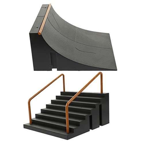 UPKOCH 2 Stück Finger Skateboard Ramp Teilig Kreative Spielzeugrampe für Fördert Koordination und Kommunikation für Enthusiasten Sicheres UPKOCH 2 Stück Finger Skateboard Ramp Teilig Kreative Spielzeugrampe für Fördert Koordination und Kommunikation für Enthusiasten Sicheres von UPKOCH