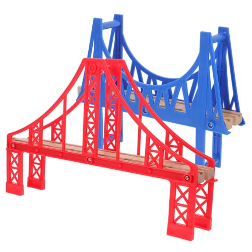 UPKOCH 2 Stück Für Eisenbahngleise Gleisbrücke Gleiserweiterungsbrücke Für Die Eisenbahnszene Spielzeugbrücke Modell Zugzubehör Miniaturbrücke Zugspielzeug Plastik UPKOCH 2 Stück Für Eisenbahngleise Gleisbrücke Gleiserweiterungsbrücke Für Die Eisenbahnszene Spielzeugbrücke Modell Zugzubehör Miniaturbrücke Zugspielzeug Plastik von UPKOCH