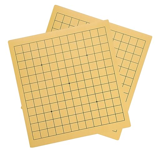 UPKOCH 2 Stück Go Spielmatten Bretter Gadgets Für Faltbares Go Spiel Go Schachzubehör Strategische Brettspiele Go Schachbrett Schachbrett Lustiges Schachbrett Schachzubehör von UPKOCH