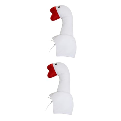 UPKOCH 2 Stücke Top Hut Gans Erwachsene Gans Hut Weiße Gans Design Lustige Party Kopfschmuck Für Karneval von UPKOCH