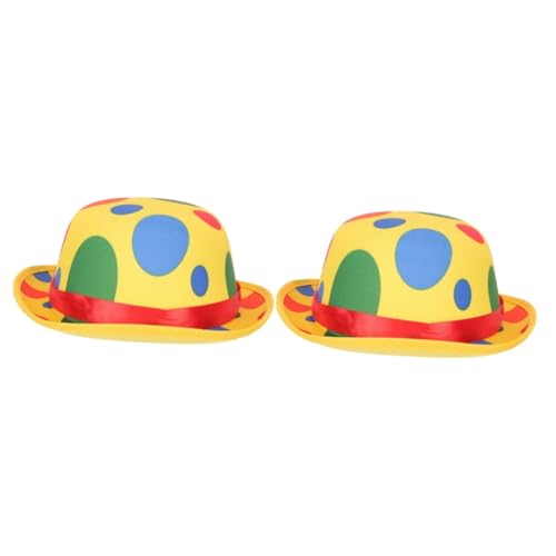 UPKOCH 2 Stück Halloween Clown Großer Hoher Hut Langlebig Sicher Karneval Bühnenauftritt Kostüm Party Zubehör für Professionelle Clowns und Karnevalfans UPKOCH 2 Stück Halloween Clown Großer Hoher Hut Langlebig Sicher Karneval Bühnenauftritt Kostüm Party Zubehör für Professionelle Clowns und Karnevalfans von UPKOCH