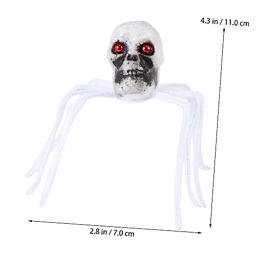 UPKOCH 2 Stück Halloween Deko Simulation Schädelspinne Weiß Realistische Gruselige Halloween Spinnenfigur Party und Kostümdeko für Büro Karneval Horror Atmosphäre UPKOCH 2 Stück Halloween Deko Simulation Schädelspinne Weiß Realistische Gruselige Halloween Spinnenfigur Party und Kostümdeko für Büro Karneval Horror Atmosphäre von UPKOCH