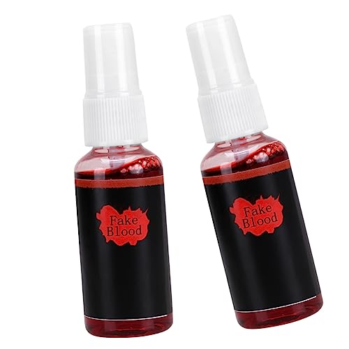 UPKOCH 2 Stück Halloween - Zombie -Kostüm Blut Kostüm Blut Vampirblutbeutel Halloween Halloween Toys Kunstblut-Requisite aus künstlichem Blut von UPKOCH