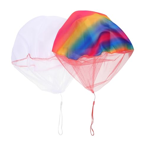 UPKOCH 2 Stück Handwurf Fallschirm für Leicht Umweltfreundlich mit Farbigen und Weißen Schnüren für Outdoor Spiele Geburtstagsfeiern und Familienausflüge UPKOCH 2 Stück Handwurf Fallschirm für Leicht Umweltfreundlich mit Farbigen und Weißen Schnüren für Outdoor Spiele Geburtstagsfeiern und Familienausflüge von UPKOCH