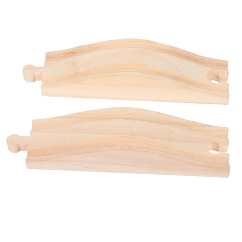 UPKOCH 2 Stück Holzschienen Teiliges Kleine Steigungsstrecken aus Stabilem Holz für Vielseitiges Zubehör zur Erweiterung der Holzeisenbahn Fördert Kreativität und Logisches UPKOCH 2 Stück Holzschienen Teiliges Kleine Steigungsstrecken aus Stabilem Holz für Vielseitiges Zubehör zur Erweiterung der Holzeisenbahn Fördert Kreativität und Logisches von UPKOCH