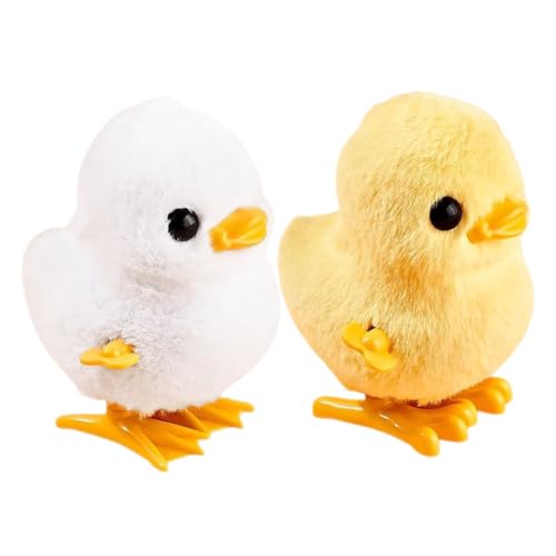 UPKOCH 2 Stück Jumping Huhn- Und Entenspielzeug Springen Zur Linderung Von Angstzuständen Tierspielzeug Aufziehen Uhrwerk Für Plüsch UPKOCH 2 Stück Jumping Huhn- Und Entenspielzeug Springen Zur Linderung Von Angstzuständen Tierspielzeug Aufziehen Uhrwerk Für Plüsch von UPKOCH