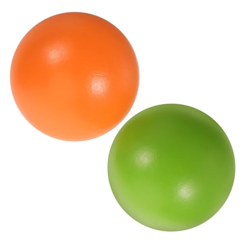 UPKOCH 2 Stück Kinderkrocket -Set Krocketbälle für Ballspiel aus Holz Hinterhofspiele für Krocketbälle für Outdoor-Spiele Rasenkrocketbälle Krocket-Ersatzbälle hölzern von UPKOCH
