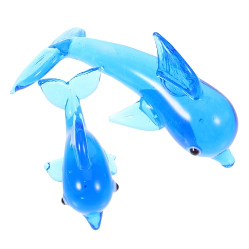 UPKOCH 2 Stück Kleine Ornamente Heimdekoration Glasfiguren Tiere Entzückendes Glas Party Dekoration Glas Tierfiguren Aquarium Zubehör Blauer Kristall UPKOCH 2 Stück Kleine Ornamente Heimdekoration Glasfiguren Tiere Entzückendes Glas Party Dekoration Glas Tierfiguren Aquarium Zubehör Blauer Kristall von UPKOCH