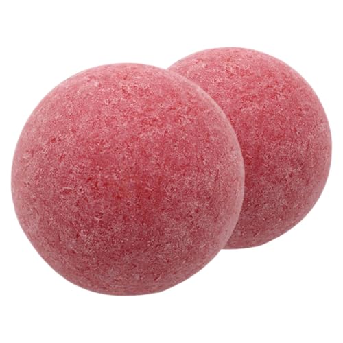 UPKOCH 2 Stück Mattierter Tischfußball Mini Fußball Regulärer Fußball Tischfußball Teile Ersatz Mini Tischfußballbälle Tischfußballbälle Mini Tischfußball Rotes Harz von UPKOCH
