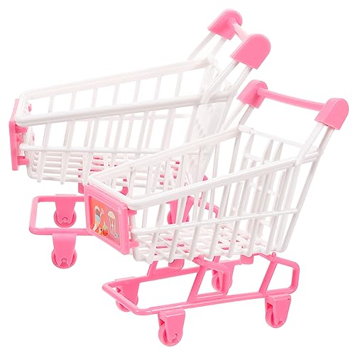 UPKOCH 2 Stück Mini Einkaufswagen Puppenhaus Miniatur Einkaufswagen Für Kleinkinder Von 1–3 Jahren Einkaufswagen Für Lebensmittel Kleinkinder Einkaufswagen Einkaufswagen Rosy UPKOCH 2 Stück Mini Einkaufswagen Puppenhaus Miniatur Einkaufswagen Für Kleinkinder Von 1–3 Jahren Einkaufswagen Für Lebensmittel Kleinkinder Einkaufswagen Einkaufswagen Rosy von UPKOCH