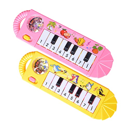 UPKOCH Musikinstrumenten-Set Für Die Frühe Erziehung Kinder-Keyboard-Klavier Baby-musikspielzeug 2-teilig Alter 1–5 von UPKOCH