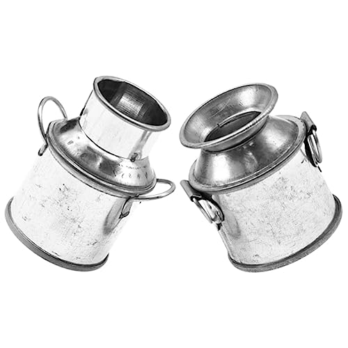 UPKOCH 2 Stück Mini-Milchkännchen Milchflaschen Milchtöpfe Milchpackung klein Bauernhaus hühner gieskanne kinderspielzeug Miniaturhaus Accessoire Miniaturen basteln Legierung UPKOCH 2 Stück Mini-Milchkännchen Milchflaschen Milchtöpfe Milchpackung klein Bauernhaus hühner gieskanne kinderspielzeug Miniaturhaus Accessoire Miniaturen basteln Legierung von UPKOCH