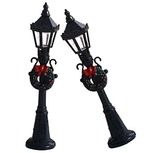 UPKOCH 2stücke Miniatur Straßenlaterne Schwarze -Lampe Für Puppenhaus-Dekoration Weihnachtsdeko Realistische Simulation Für Landschaften Langlebig Und Sicher Haus Szenen UPKOCH 2stücke Miniatur Straßenlaterne Schwarze -Lampe Für Puppenhaus-Dekoration Weihnachtsdeko Realistische Simulation Für Landschaften Langlebig Und Sicher Haus Szenen von UPKOCH