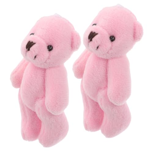 UPKOCH 2 Stück Miniatur-stoffbärpuppen Für Puppenhaus Bärenspielzeug Weiche Plüschtiere Für Kinderpartygeschenke von UPKOCH