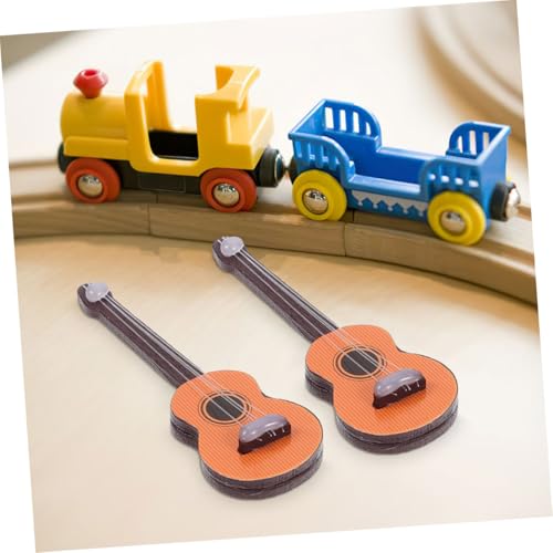 UPKOCH 2 Stück Miniatur Gitarrenmodell Teilig Realistische Simulation Musikinstrumente aus Holz Puppenhaus Deko Kleine Gitarren Mini Ornamente für Miniaturlandschaft und Fotorequisiten UPKOCH 2 Stück Miniatur Gitarrenmodell Teilig Realistische Simulation Musikinstrumente aus Holz Puppenhaus Deko Kleine Gitarren Mini Ornamente für Miniaturlandschaft und Fotorequisiten von UPKOCH