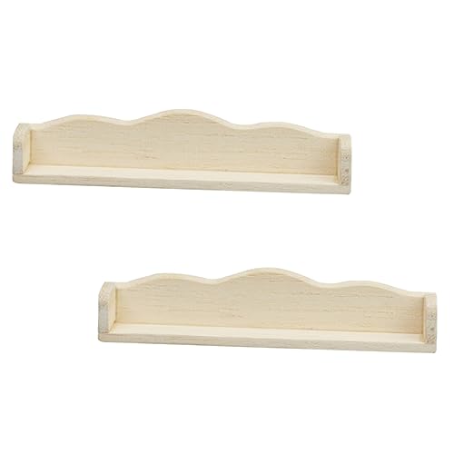 UPKOCH 2 Stück Miniatur Holz Wandregal Mini Möbel Modell für Puppenhaus Glatte Oberfläche Platzsparend Stilvolle Dekoration für Miniaturhäuser und Puppenliebhaber UPKOCH 2 Stück Miniatur Holz Wandregal Mini Möbel Modell für Puppenhaus Glatte Oberfläche Platzsparend Stilvolle Dekoration für Miniaturhäuser und Puppenliebhaber von UPKOCH