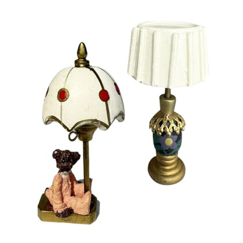 UPKOCH 2stücke Mini-tischlampe Mit Weißem Schirm Für Puppenhäuser Kleine Miniaturlampe Als Dekorationsaccessoire Für Wohnzimmer Oder Schlafzimmer Verspieltes Design Für UPKOCH 2stücke Mini-tischlampe Mit Weißem Schirm Für Puppenhäuser Kleine Miniaturlampe Als Dekorationsaccessoire Für Wohnzimmer Oder Schlafzimmer Verspieltes Design Für von UPKOCH