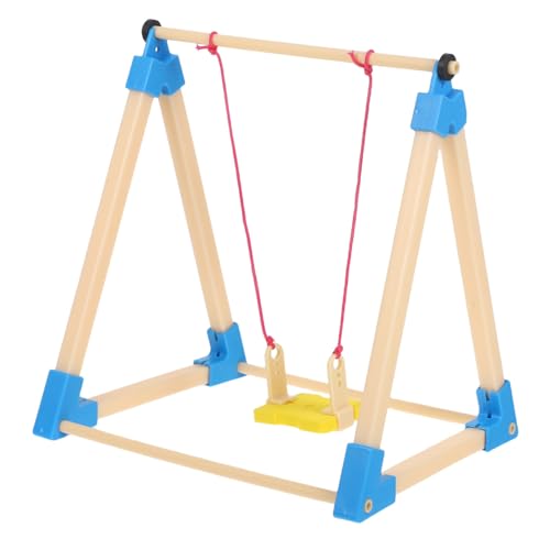 UPKOCH 2 Stück Miniatur Puppenhaus Schaukel DIY Mini Schaukelspielzeug Miniatur Möbel Leicht Kompakt für Puppenhaus Dekoration Feengarten Zubehör Kreative Bastelmaterialien von UPKOCH