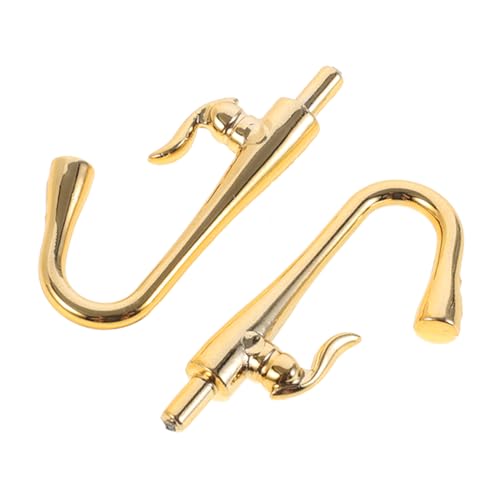 UPKOCH 2 Stück Miniatur-Wasserhahn Für Küche Und Bad Miniatur-Badezimmer-Requisite Mini-Puppen Badespielzeug Dusche Miniaturen Mini-spieltoilette Mini-toiletten Golden Plastik UPKOCH 2 Stück Miniatur-Wasserhahn Für Küche Und Bad Miniatur-Badezimmer-Requisite Mini-Puppen Badespielzeug Dusche Miniaturen Mini-spieltoilette Mini-toiletten Golden Plastik von UPKOCH