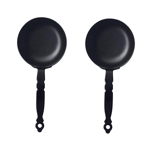 UPKOCH 2 Stück Minipfanne Miniatur-kochzubehör Mini-pfanne Miniaturpfannen Miniatur-backformen Mini Vorgetäuschte Pfannen Miniatur-pfannenmodell Mini-pan-Modell Legierung Black UPKOCH 2 Stück Minipfanne Miniatur-kochzubehör Mini-pfanne Miniaturpfannen Miniatur-backformen Mini Vorgetäuschte Pfannen Miniatur-pfannenmodell Mini-pan-Modell Legierung Black von UPKOCH
