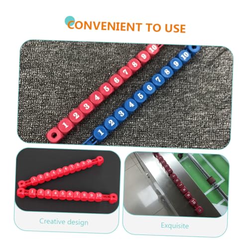 UPKOCH 2 Stück Multifunktionale Tischfußballzähler aus Robustem Kunststoff Kompakte Anzeigetafeln Langlebige Punktezähler für Tischkicker Ersatz für Zuhause Freizeitspiele von UPKOCH